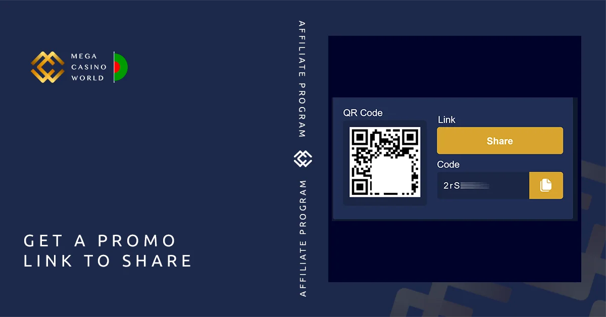 Claim your referral link and share it with your followers to start earning