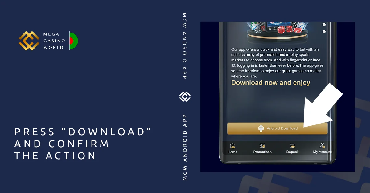Click \"Download\" to start getting the MCW Android application