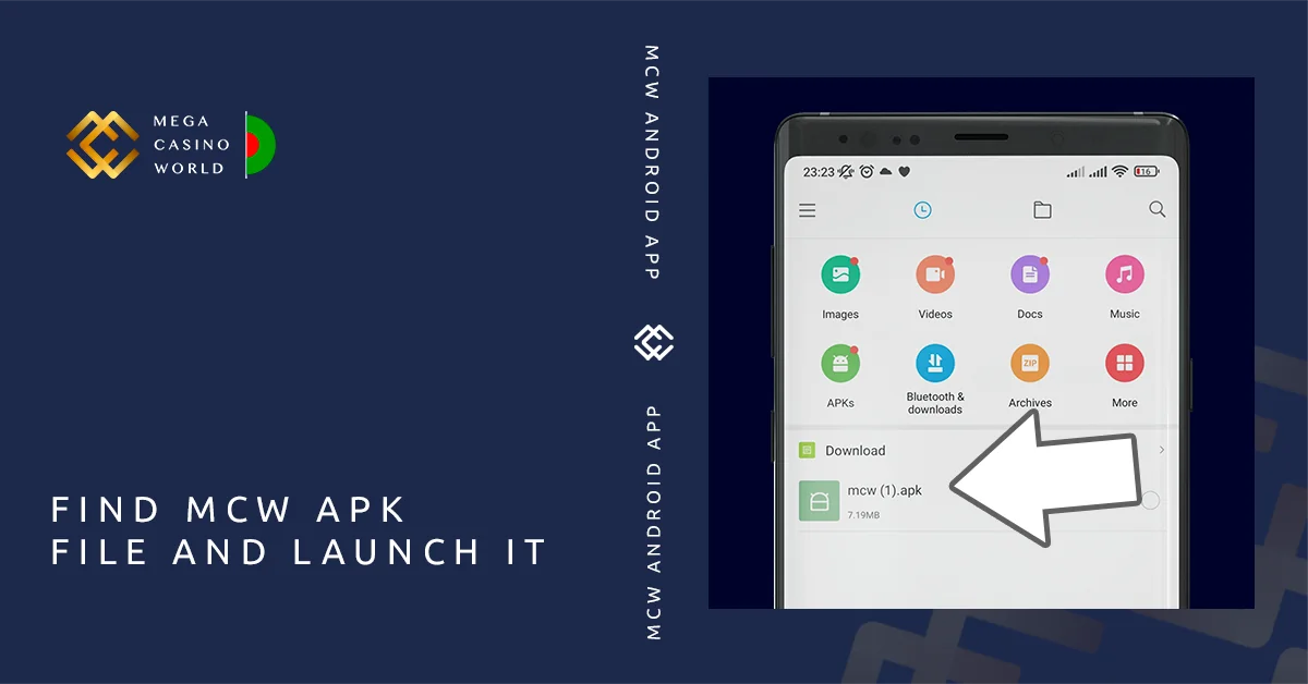 Tap the MCW APK file to launch the installation process