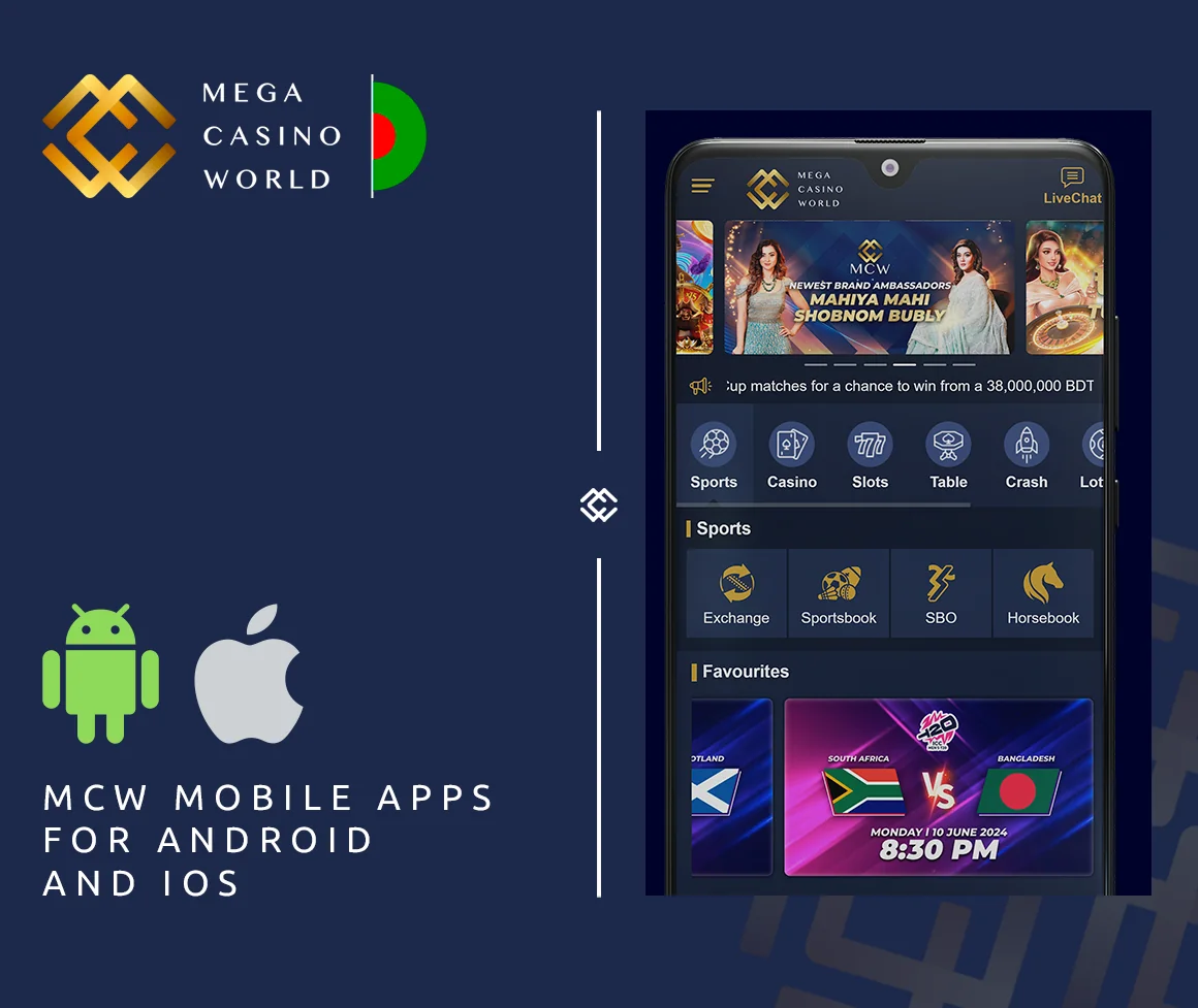 Get the MCW experience on your smartphone via iOS or Android.