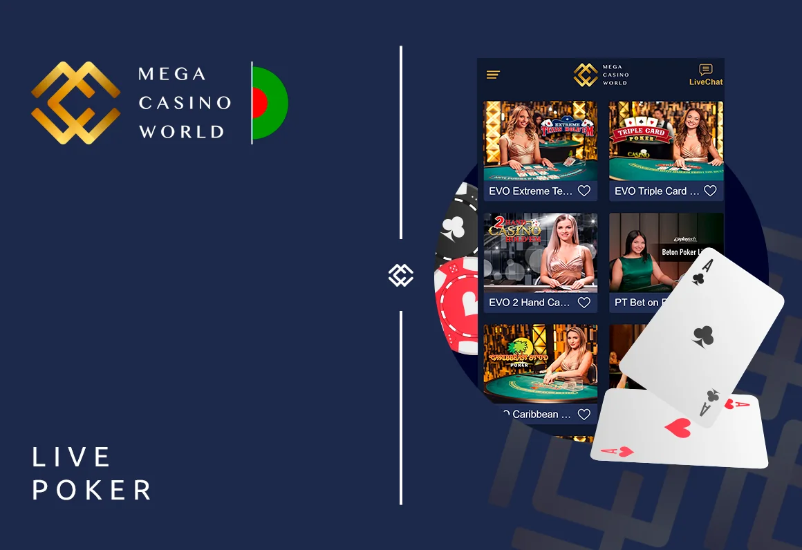 The authentic Live Poker experience now available at MCW Bangladesh