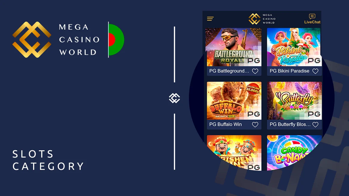 MCW offers Bangladeshi players a diverse selection of over 2,500 slot games from world-class developers