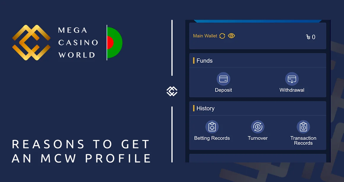 A registered account unlocks the full potential of MCW's sports betting and casino ecosystem.