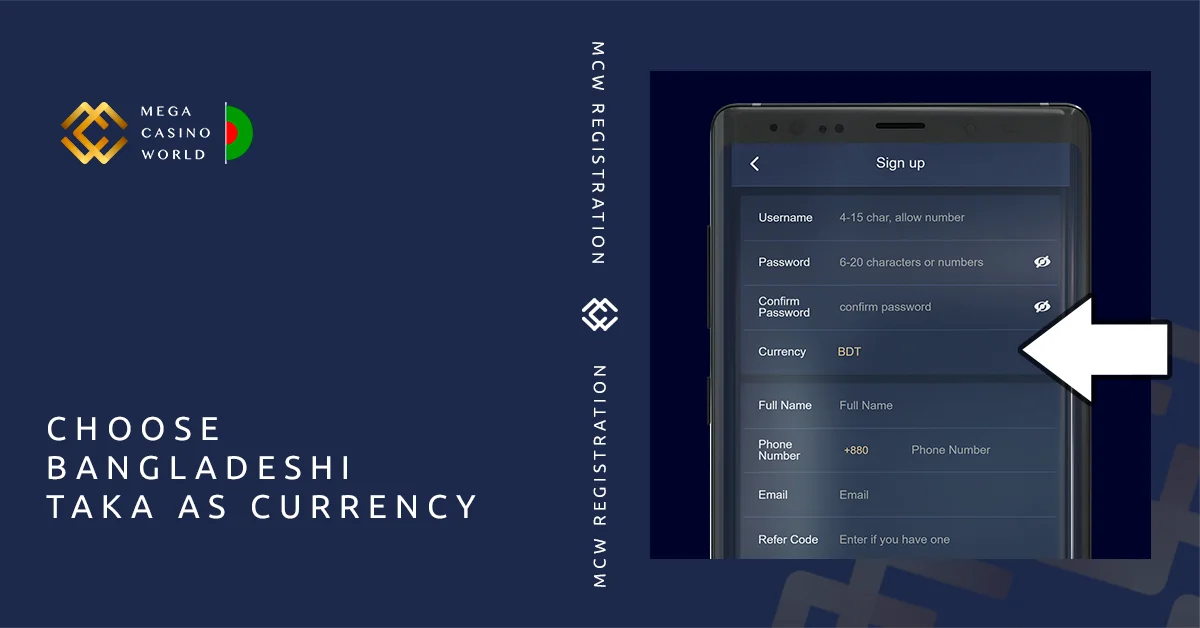 Pick BDT as your currency for transactions in Bangladesh.